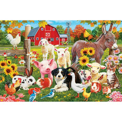 Farmyard Greetings 36 Piece Floor Jigsaw Puzzle Cobble Hill (ONLINE ORDER ONLY)