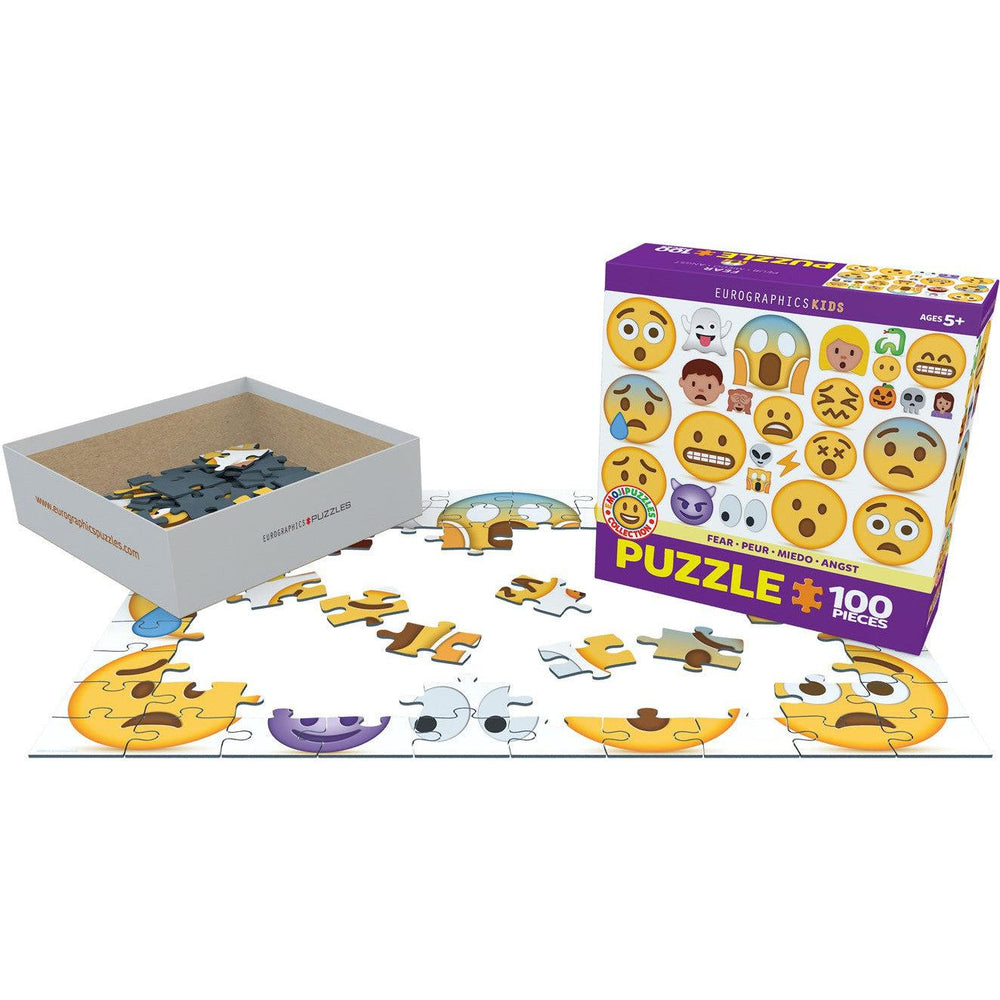 Fear Emoji 100 Piece Jigsaw Puzzle Eurographics (ONLINE ORDER ONLY)