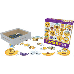 Fear Emoji 100 Piece Jigsaw Puzzle Eurographics (ONLINE ORDER ONLY)