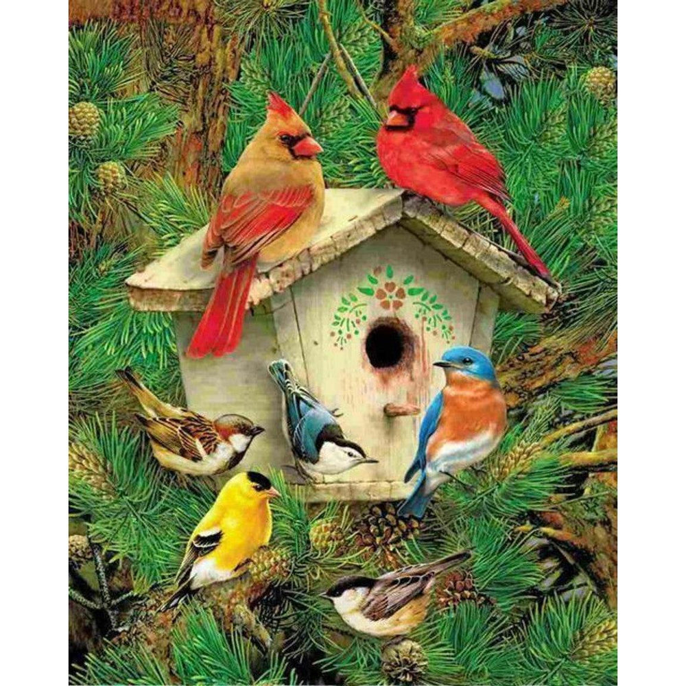 Feathered Retreat 1000 Piece Jigsaw Puzzle Springbok (ONLINE ORDER ONLY)