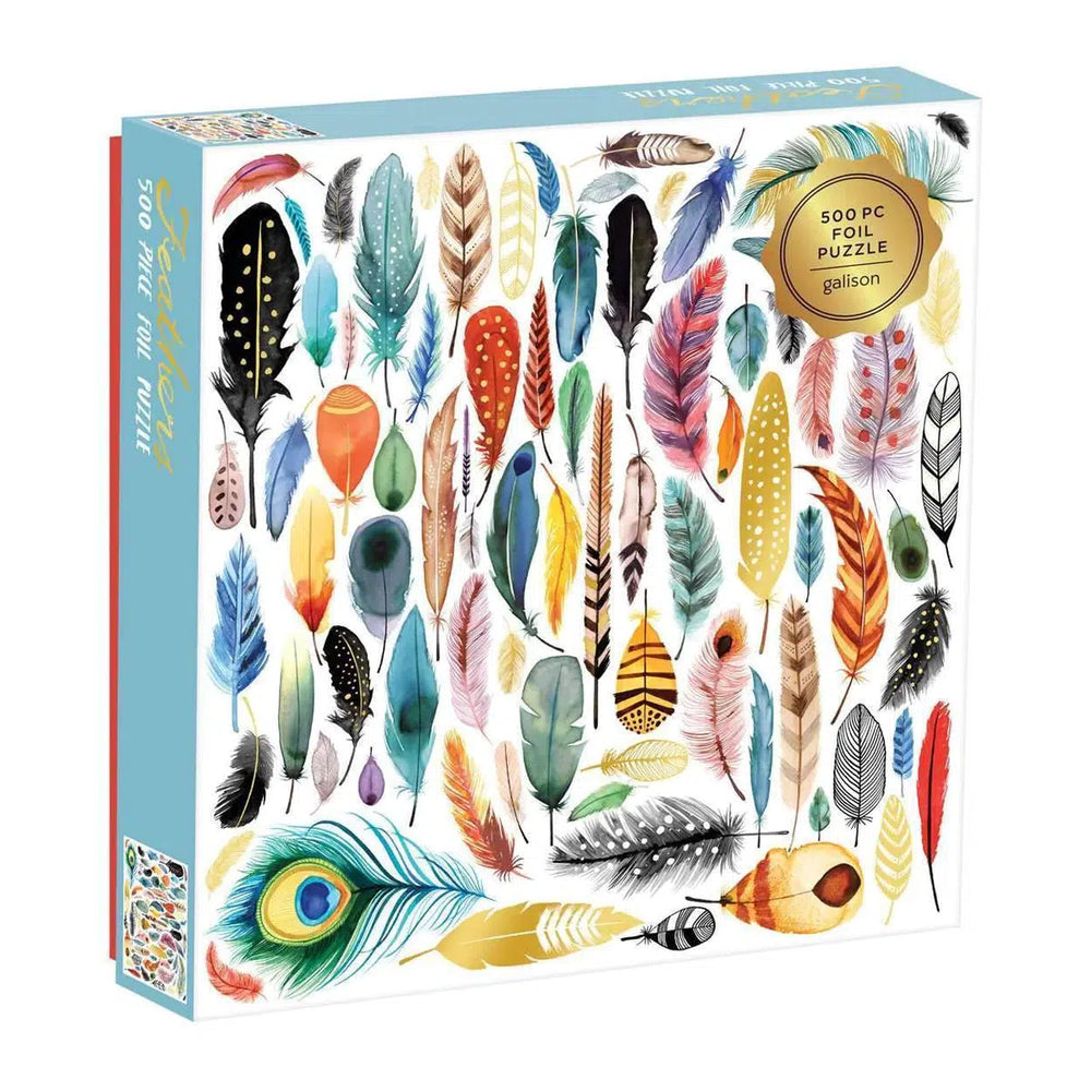 Feathers 500 Piece Jigsaw Puzzle Galison (ONLINE ORDER ONLY)