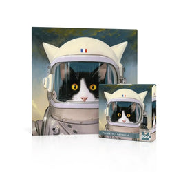 Félicette - Astrocat 100 Piece Mini Jigsaw Puzzle NYPC (ONLINE ORDER ONLY)