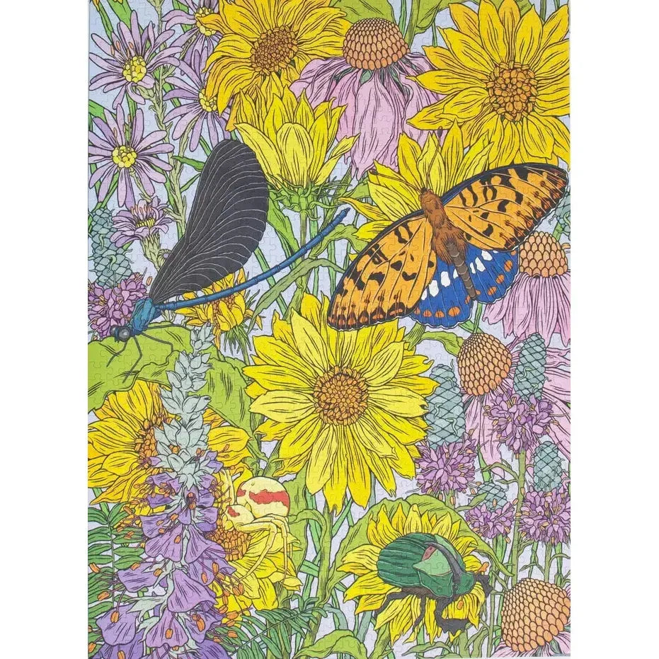 Fields & Flowers 1000 Piece Jigsaw Puzzle Birdie (ONLINE ORDER ONLY)