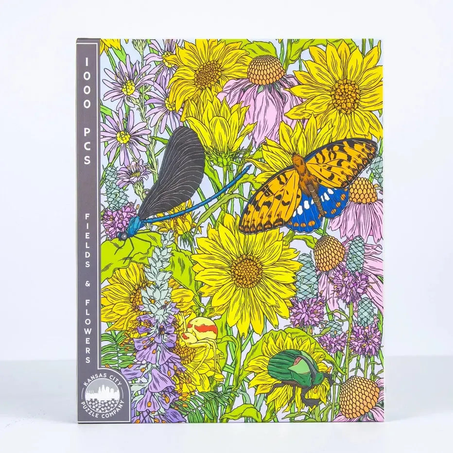 Fields & Flowers 1000 Piece Jigsaw Puzzle Birdie (ONLINE ORDER ONLY)