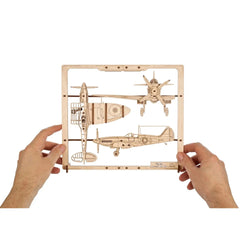 Fighter Aircraft 2.5D Wood Model Kit UGEARS (ONLINE ORDER ONLY)