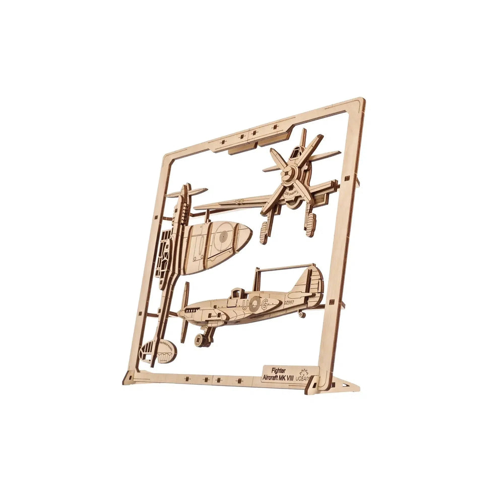 Fighter Aircraft 2.5D Wood Model Kit UGEARS (ONLINE ORDER ONLY)