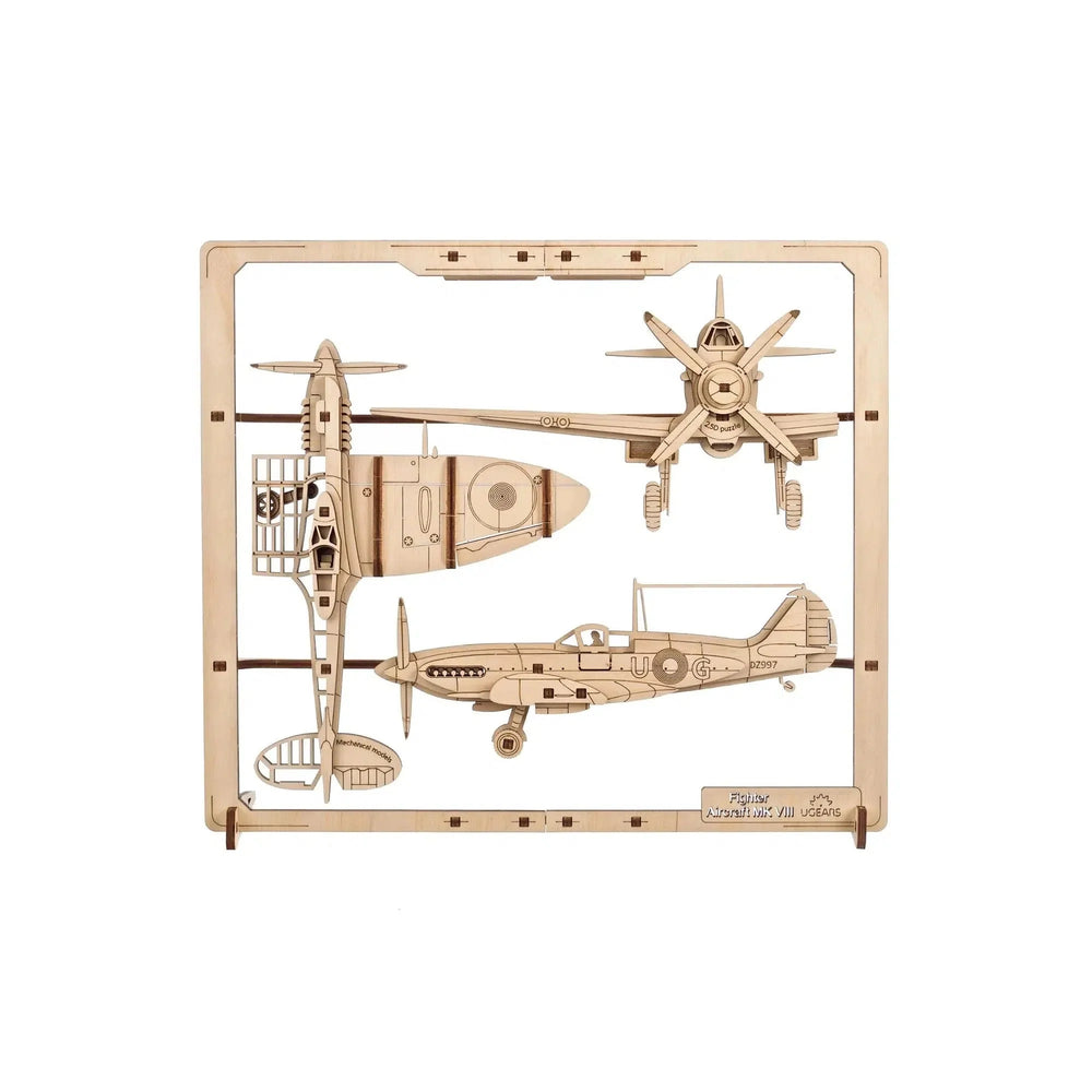 Fighter Aircraft 2.5D Wood Model Kit UGEARS (ONLINE ORDER ONLY)