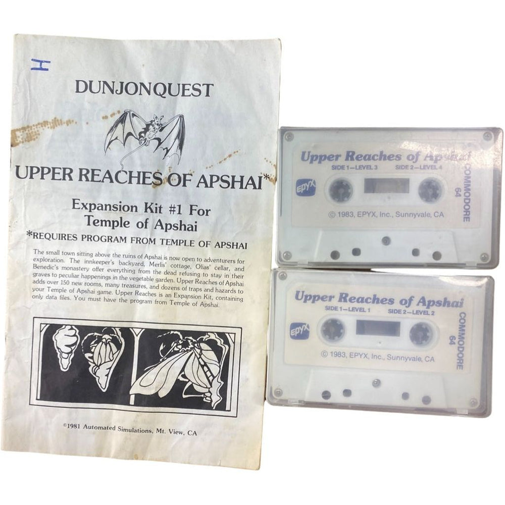 Upper Reaches of Apshai (Expansion Kit #1 - Commodore 64 (Online Order Only)