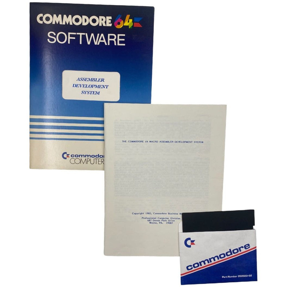 Commodore 64 Software - Assembler Development System (Online Order Only)