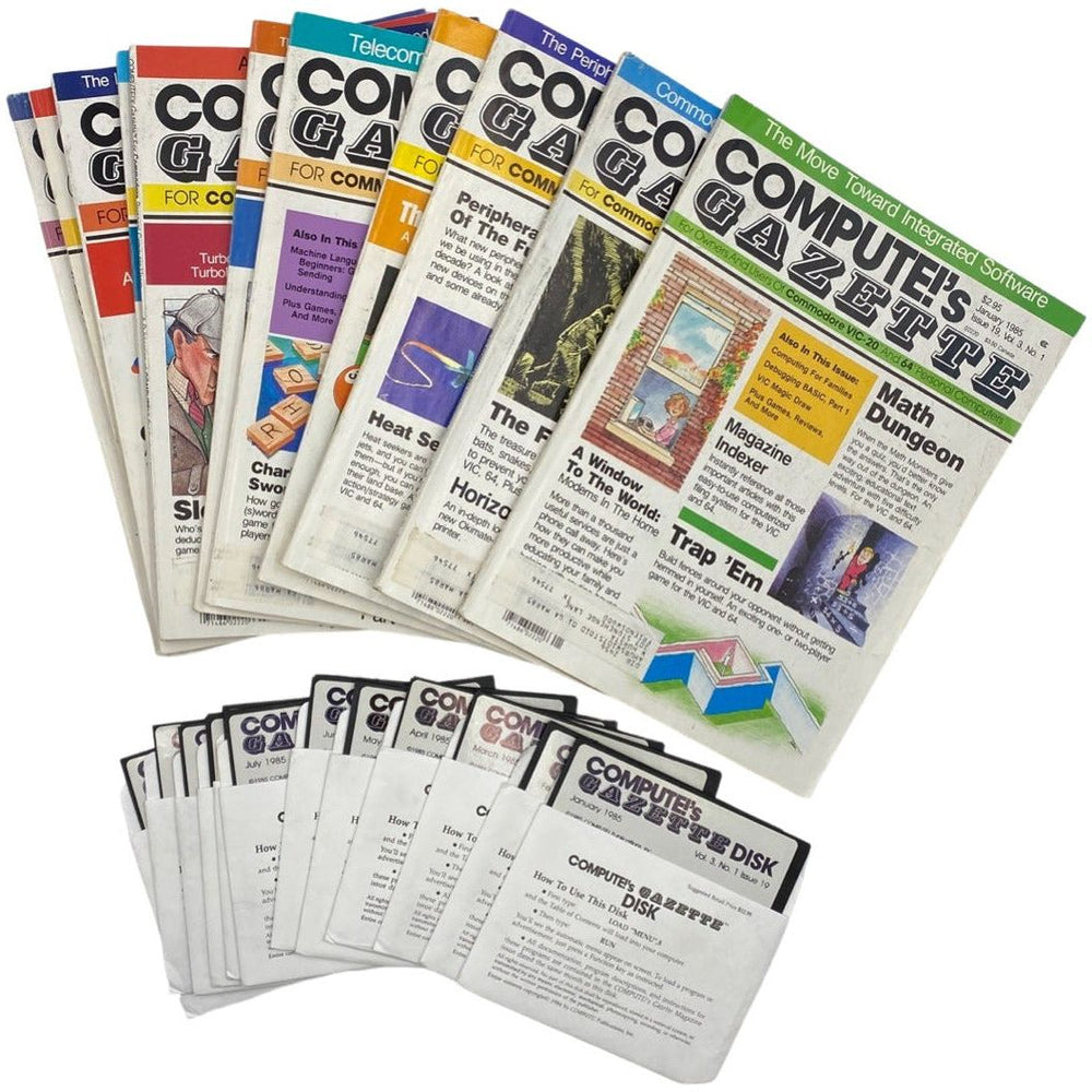 Compute's Gazette 1985 Back Issue(s) C64 C128 VIC-20 Commodore 64 Magazine (Online Order Only)