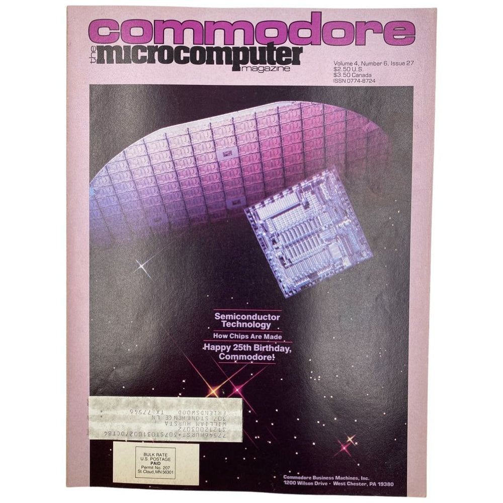 Commodore Microcomputer Magazine Volume 4, Number 6 Issue 27 (Online Order Only)
