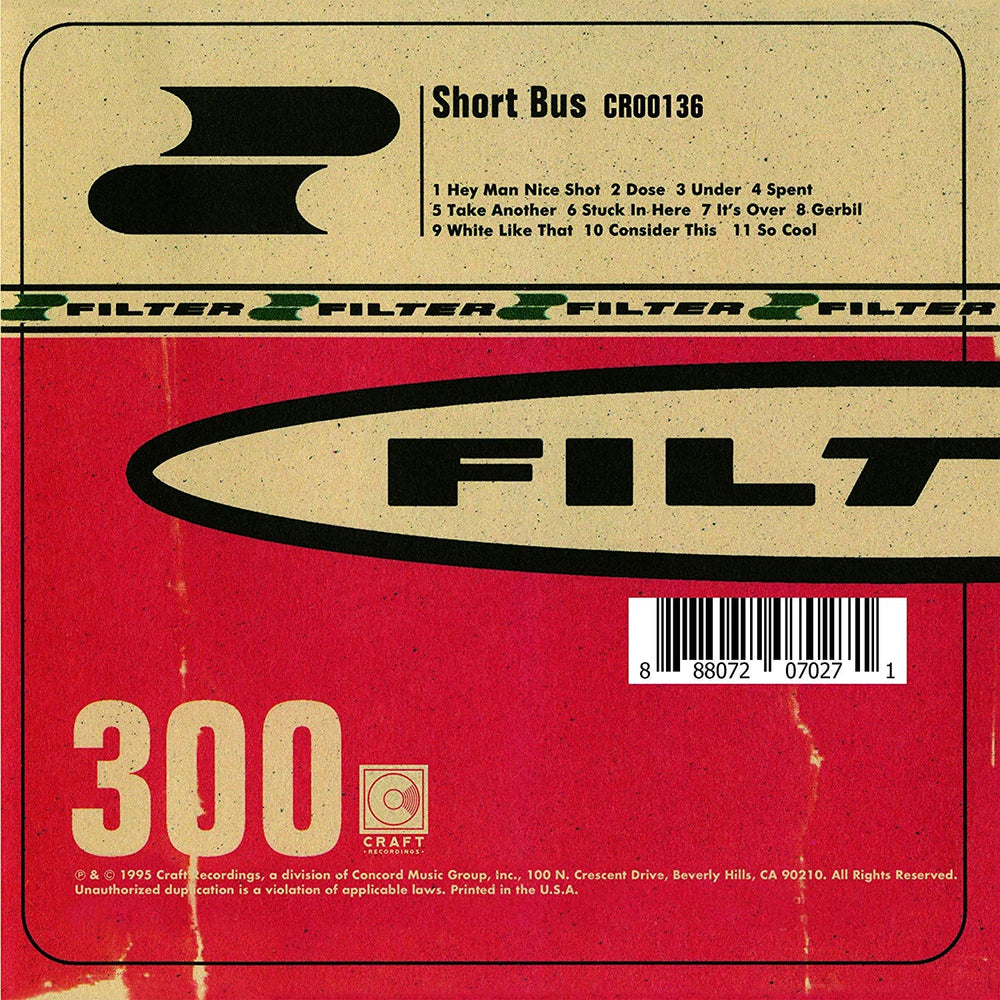 Filter - SHORT BUS [Vinyl] (ONLINE ORDER ONLY)