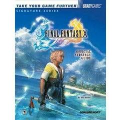 Final Fantasy X [BradyGames] Strategy Guide - (LOOSE) (Online Order Only)