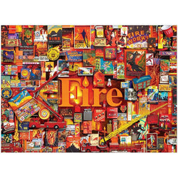 Fire 1000 Piece Jigsaw Puzzle Cobble Hill (ONLINE ORDER ONLY)