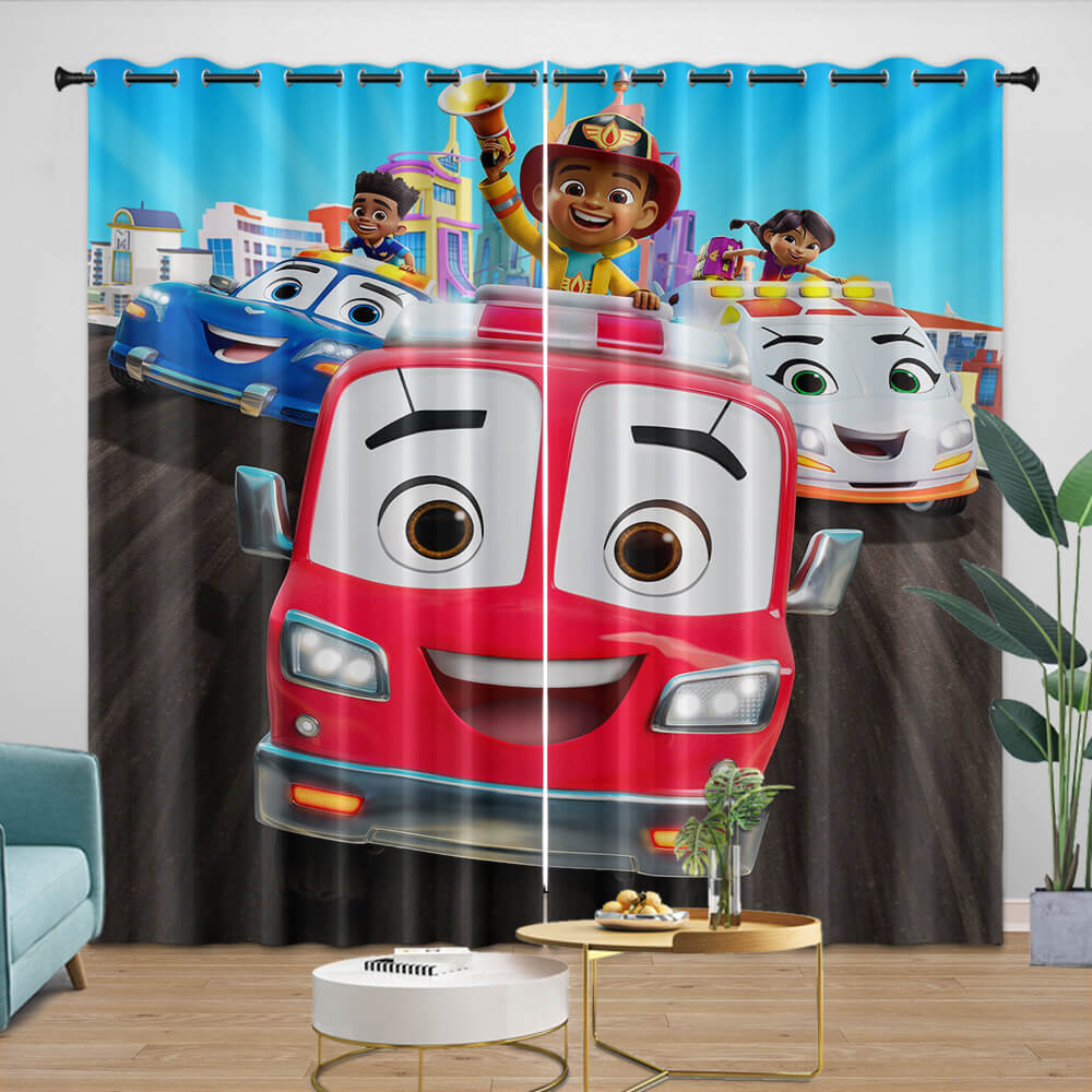 Firebuds Curtains Blackout Window Drapes (Online Order Only)