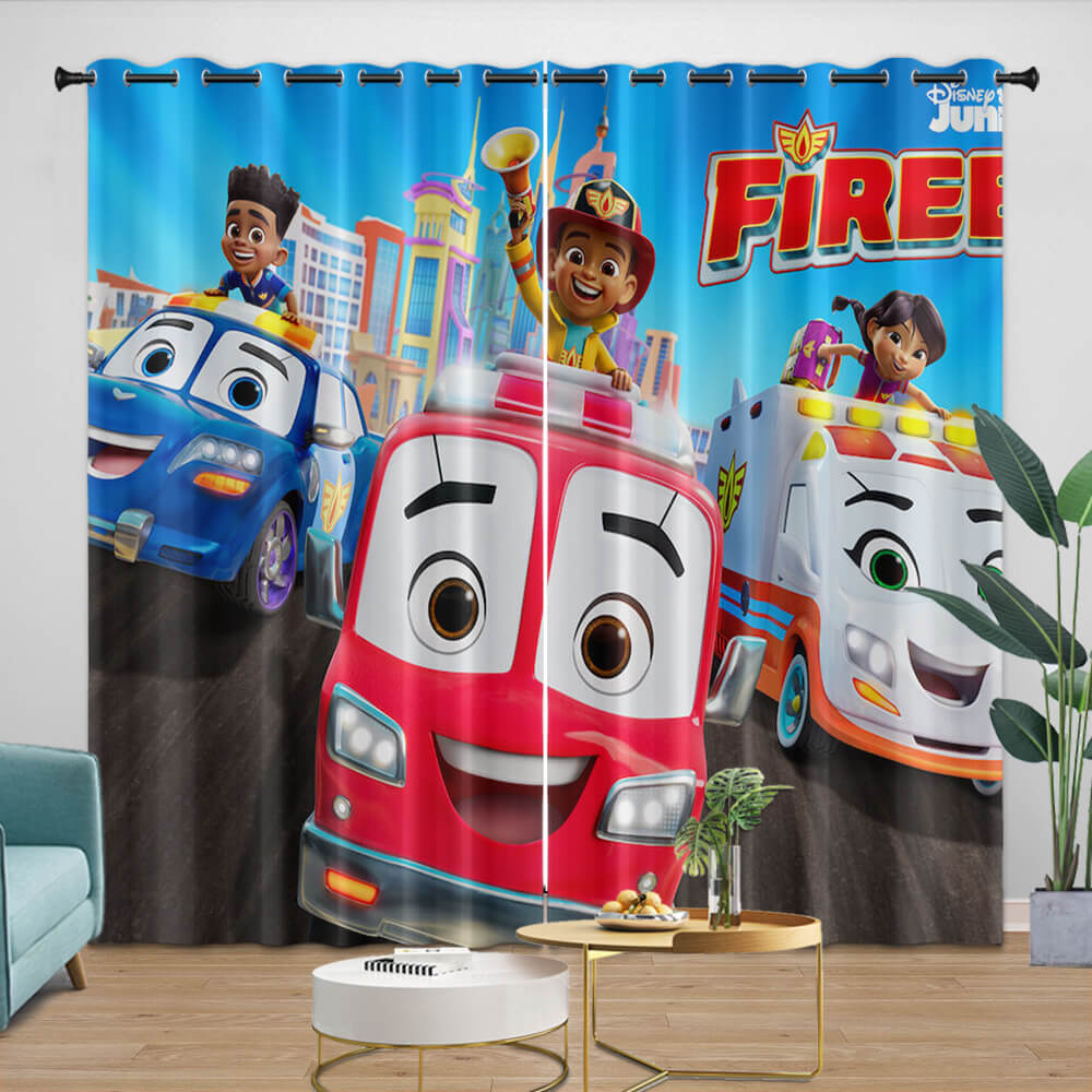 Firebuds Curtains Blackout Window Drapes (Online Order Only)