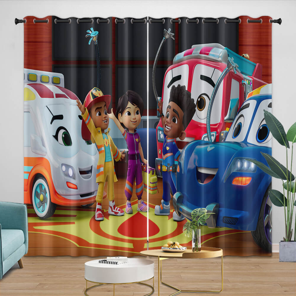 Firebuds Curtains Blackout Window Drapes (Online Order Only)