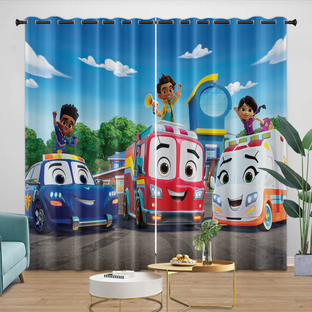 Firebuds Curtains Blackout Window Drapes (Online Order Only)