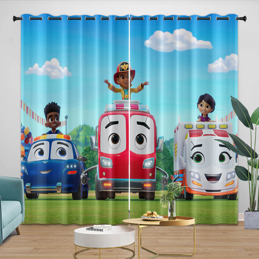 Firebuds Curtains Blackout Window Drapes (Online Order Only)