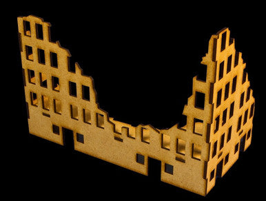Ruined City Building 3 (MDF) - 15MMDF003 (Online Order Only)