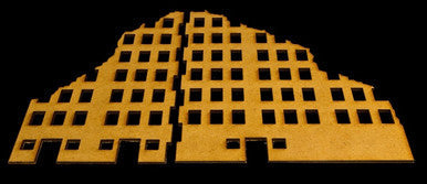 Ruined City Building 2 (MDF) - 15MMDF002 (Online Order Only)