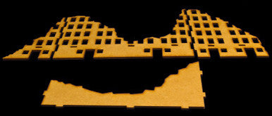 Ruined City Building 3 (MDF) - 15MMDF003 (Online Order Only)
