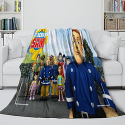 Fireman Sam Blanket Flannel Fleece Throw Room Decoration (Online Order Only)
