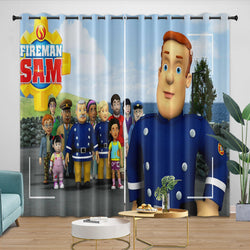Fireman Sam Curtains Blackout Window Drapes (Online Order Only)