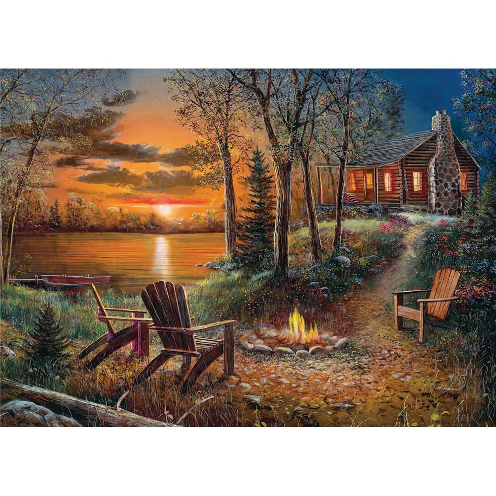 Fireside 500 Piece Jigsaw Puzzle Cobble Hill (ONLINE ORDER ONLY)
