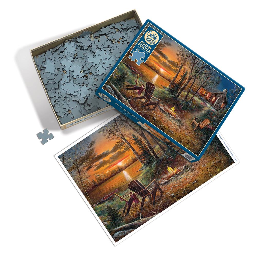 Fireside 500 Piece Jigsaw Puzzle Cobble Hill (ONLINE ORDER ONLY)