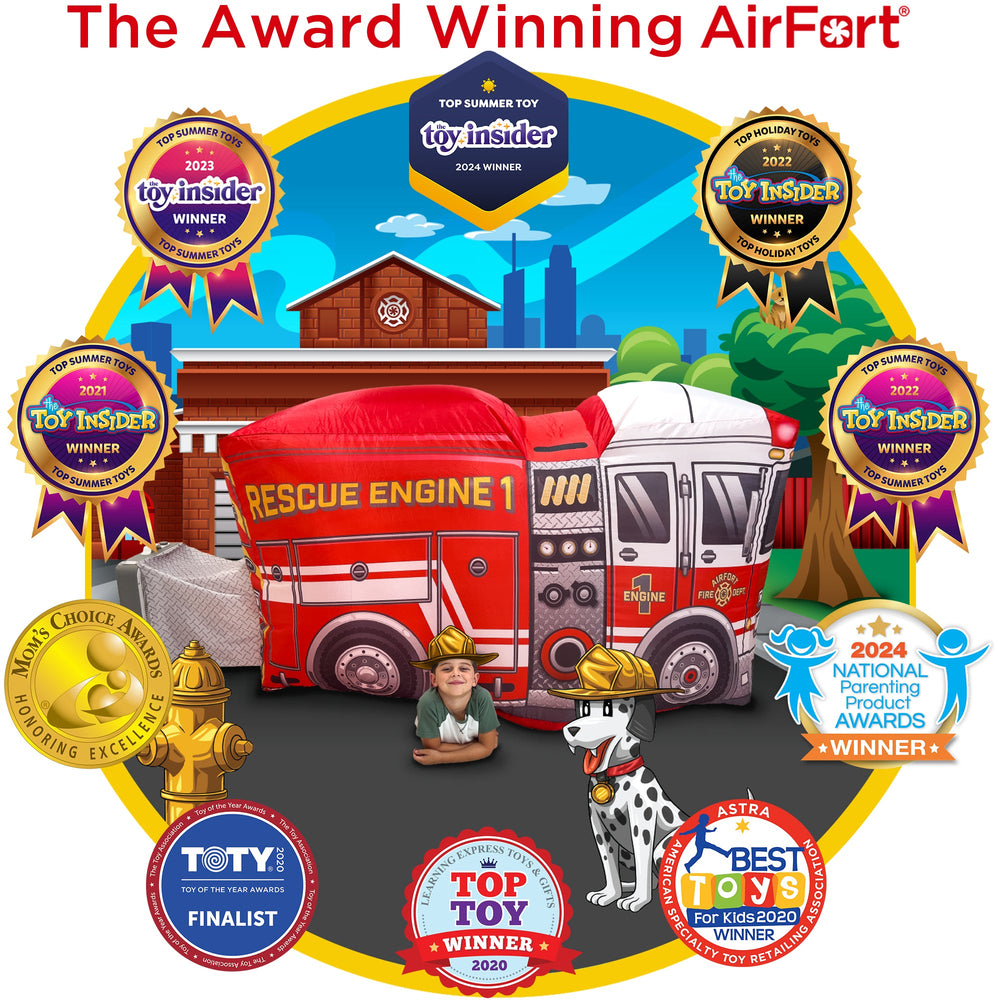 The Original AirFort - Firetruck (ONLINE ORDER ONLY)