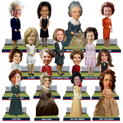 First Lady White House Base Bobbleheads (Presale) (ONLINE ORDER ONLY)