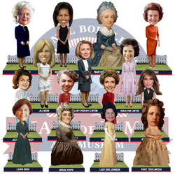 First Lady White House Base Bobbleheads (Presale) (ONLINE ORDER ONLY)