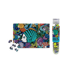 Fish Doodle 150 Piece Mini Jigsaw Puzzle Micro Puzzles (ONLINE ORDER ONLY)