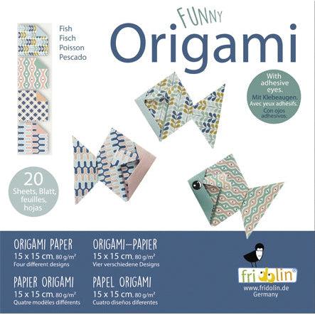 Fish Funny Origami Kit Fridolin (ONLINE ORDER ONLY)