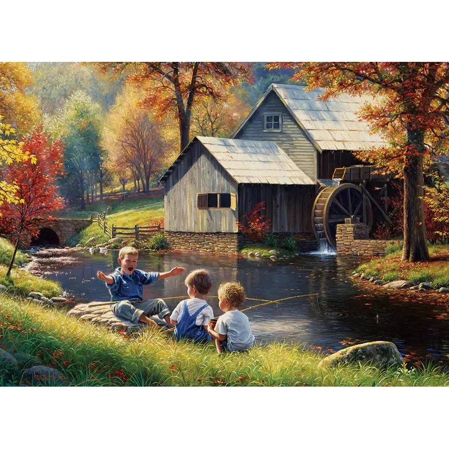 Fish Story 1000 Piece Jigsaw Puzzle Jack Pine (ONLINE ORDER ONLY)