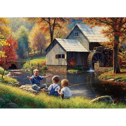 Fish Story 1000 Piece Jigsaw Puzzle Jack Pine (ONLINE ORDER ONLY)