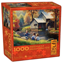 Fish Story 1000 Piece Jigsaw Puzzle Jack Pine (ONLINE ORDER ONLY)