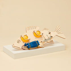 Fish Robot DIY Kit, Educational STEM Toy (ONLINE ORDER ONLY)