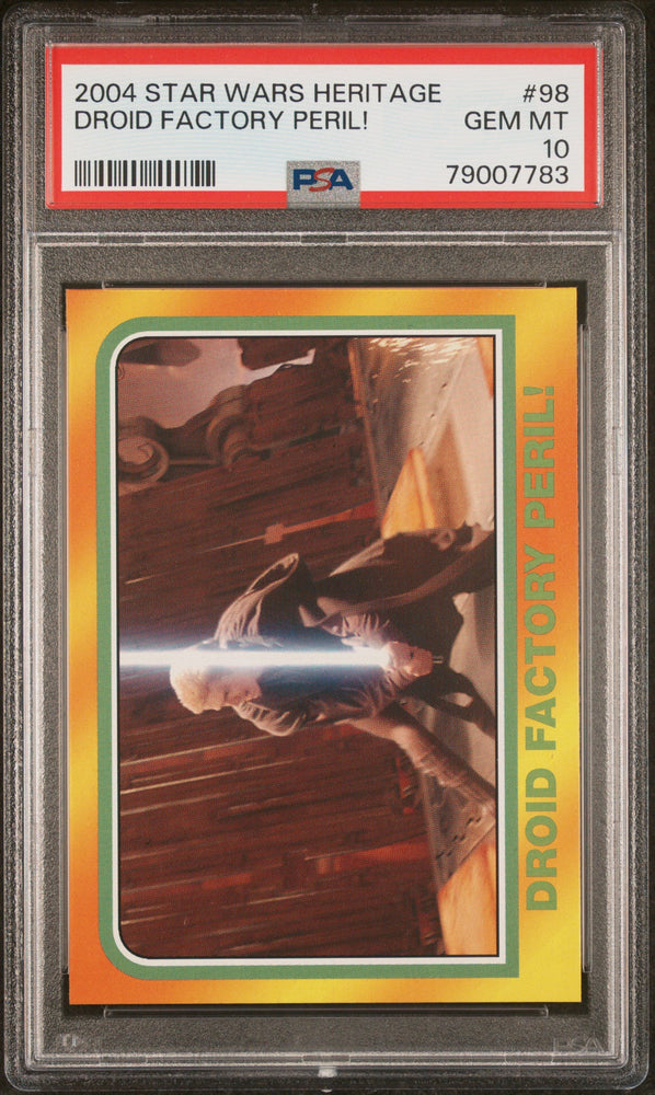 2004 STAR WARS HERITAGE DROID FACTORY PERIL!  #98 - PSA 10 (Online Order Only)