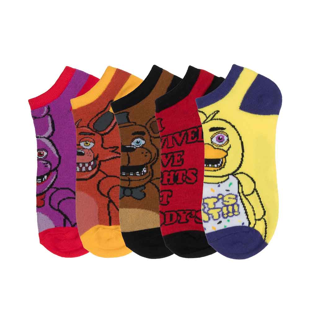 Five Nights at Freddy's Fazbear Band 5 Pair Ankle Socks (Online Order Only)