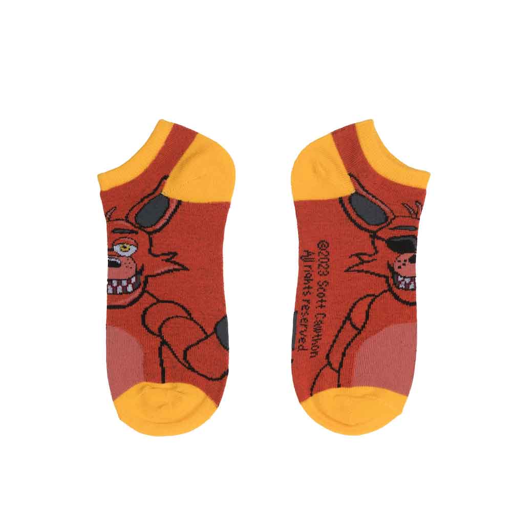 Five Nights at Freddy's Fazbear Band 5 Pair Ankle Socks (Online Order Only)