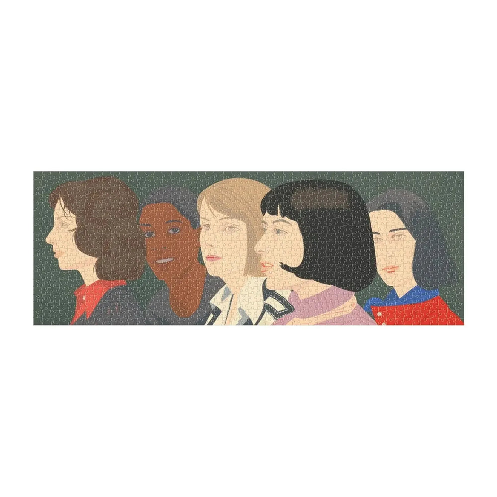 Five Women by Alex Katz 1000 Piece Panoramic Jigsaw Puzzle Galison