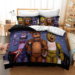 Five Nights at Freddy's Bedding Set Duvet Covers Without Filler (Online Order Only)
