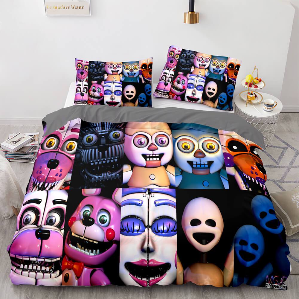 Five Nights at Freddy's Bedding Set Duvet Covers Bed Sets (Online Order Only)