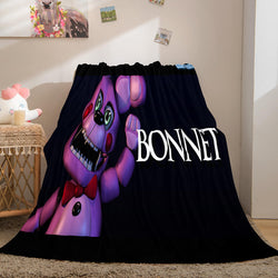 Five Nights at Freddy's Flannel Caroset Throw Cosplay Blanket (Online Order Only)