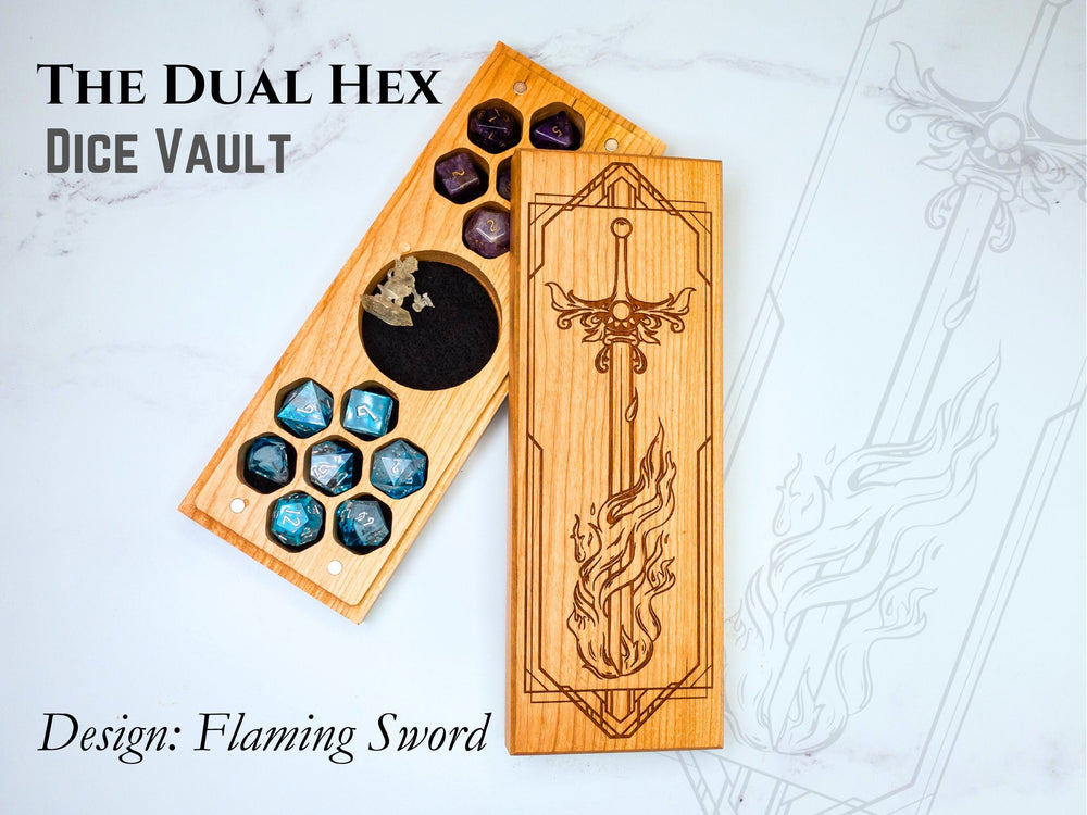 Flaming Sword | Dual Hex Vault (ONLINE ORDER ONLY)
