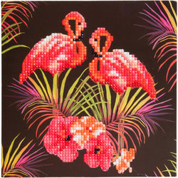Flamingos Crystal Art Card Kit Craft Buddy (ONLINE ORDER ONLY)
