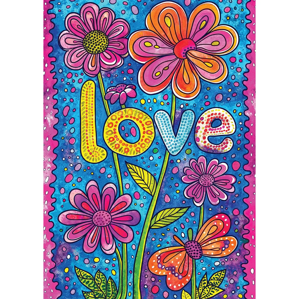 Floral Love 1000 Piece Jigsaw Puzzle Enjoy
