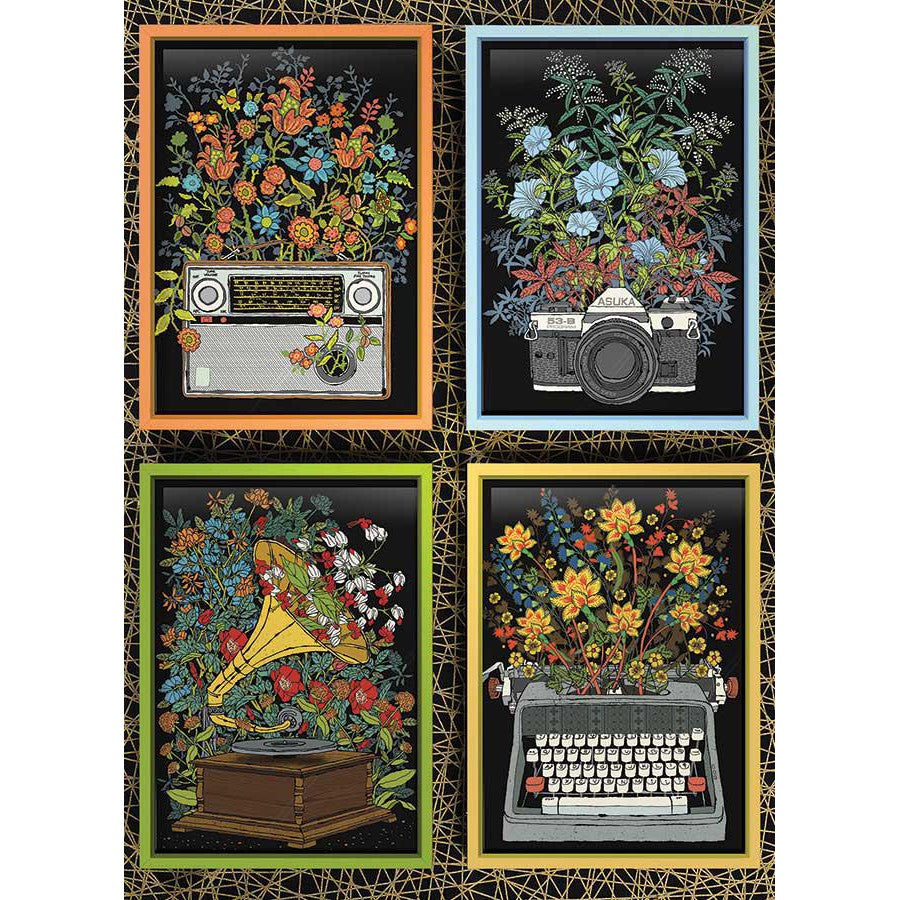 Floral Objects 1000 Piece Jigsaw Puzzle Cobble Hill (ONLINE ORDER ONLY)